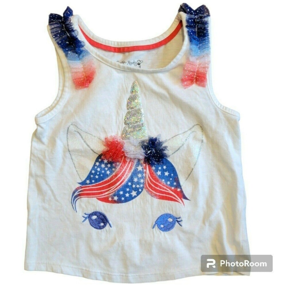 Cynthia Rowley Patriotic Unicorn Top